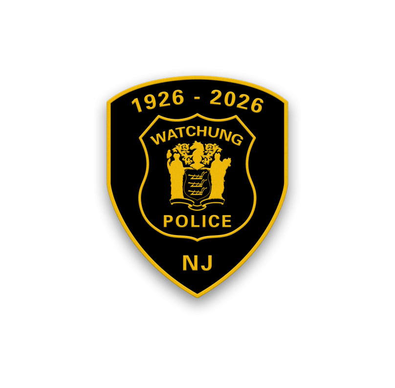 Watchung PD 100 Year Anniversary Patch