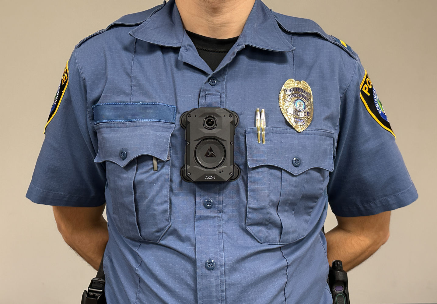 Axon Body 4 Bodyworn Camera on Officer